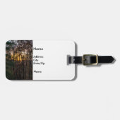 SDC Woody Sunset Bagagelabel (Voorkant horizontaal)