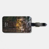 SDC Woody Sunset Bagagelabel (Achterkant horizontaal)