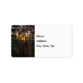 SDC Woody Sunset Etiket (Voorkant)