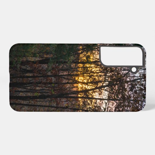 SDC Woody Sunset Samsung Telefoon Case Samsung Galaxy Hoesje (Achterkant horizontaal)