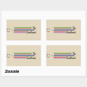 sdf rechthoekige sticker (Vel)