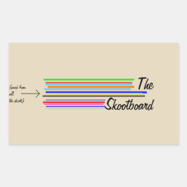 sdf rechthoekige sticker