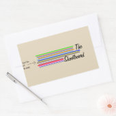 sdf rechthoekige sticker (Envelop)