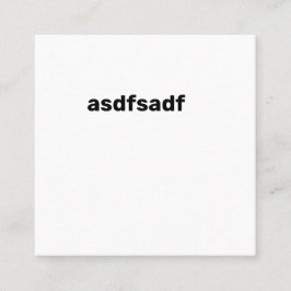 sdfsdf vierkant visitekaartje