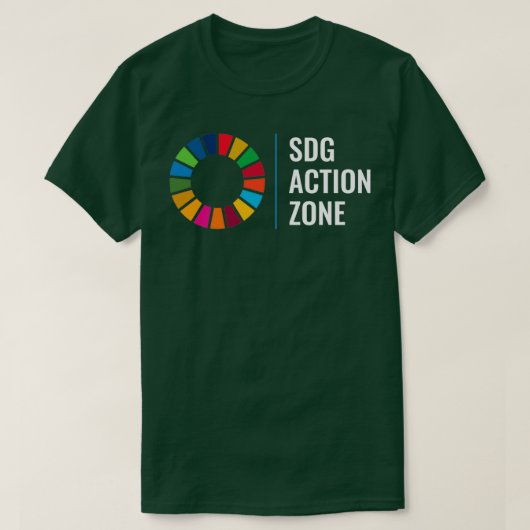 SDG Action Zone UN Sustainable Development Goals S T-shirt (Design voorkant)