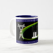 SDG&E Young Engineer's Society Tweekleurige Koffiemok (Voorkant links)