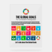 SDG Lobby Display - ESG Transparency Acrylic Sign (Voorkant)
