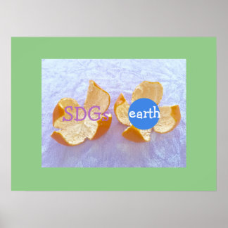 SDG's 地 環 境 然 体 Poster