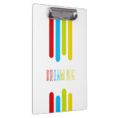 SDGT RBGY Klembord – Dream Big, Blijf georganiseer (Rechts)