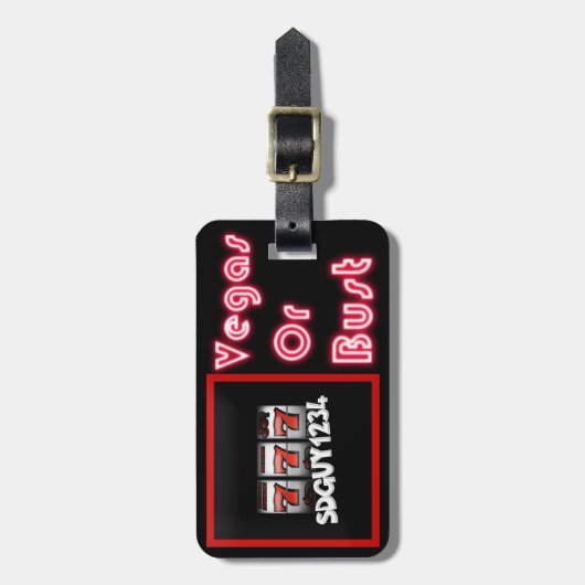 SDGuy Bagagelabel (Voorkant verticaal)