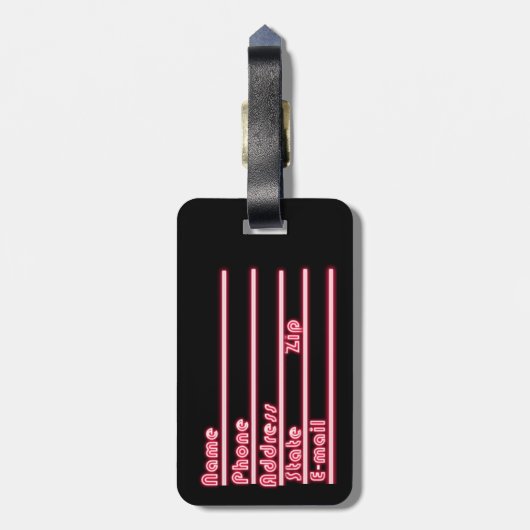 SDGuy Bagagelabel (Achterkant verticaal)