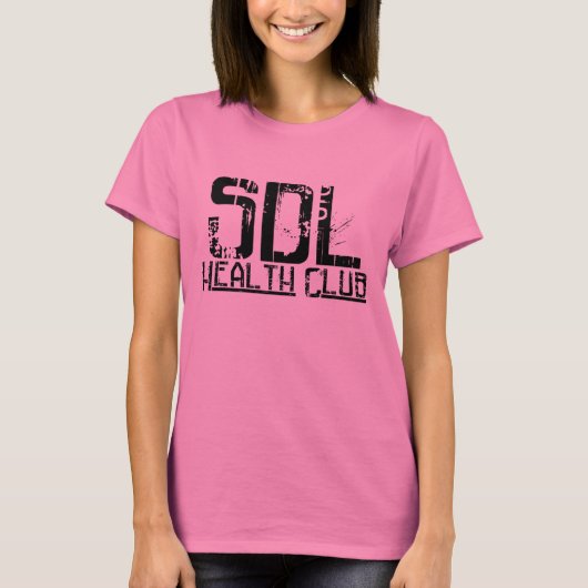 SDLHC - De Basis T-Shirt van vrouwen (Kies een kle (Voorkant)