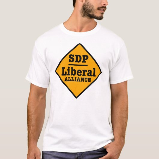 SDP Liberal Alliance Sign T-shirt (Voorkant)