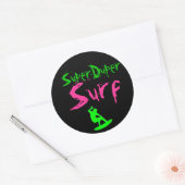 sds, SuperDuper, Surf Ronde Sticker (Envelop)