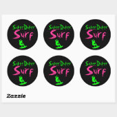 sds, SuperDuper, Surf Ronde Sticker (Vel)