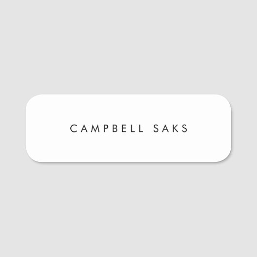 SDT Tulane-naamlabel Naamplaatje (Voorkant)