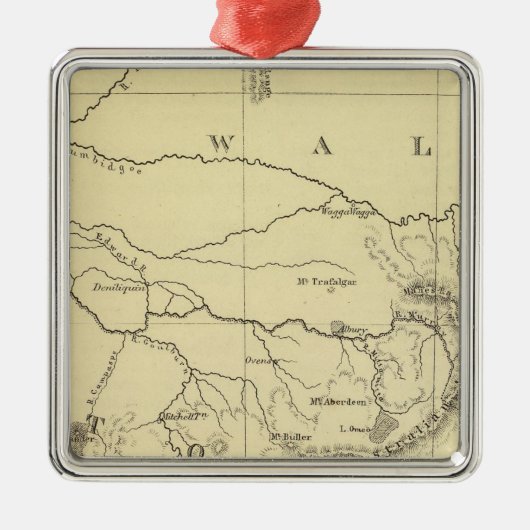 SE Australië Metalen Ornament (Voorkant)