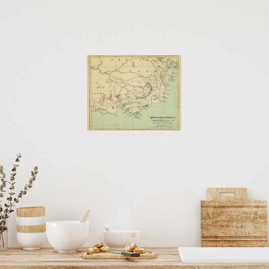 SE Australië Poster (Keuken)