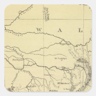 SE Australië Vierkante Sticker