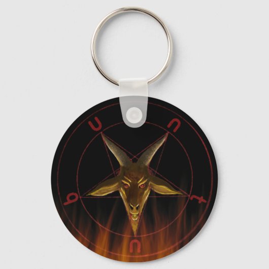 SE-Baphomet Sleutelhanger (Voorkant)