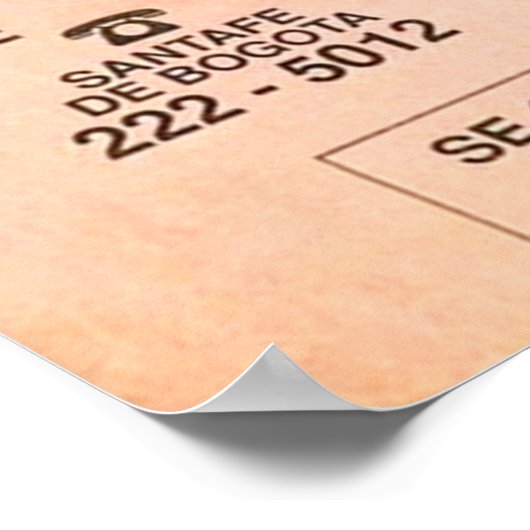 SE BUSCA ESCOBAR 1 POSTER (Hoek)