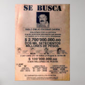 SE BUSCA ESCOBAR 1 POSTER (Voorkant)
