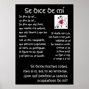 Se dice de mi Lyrics Tango Poster