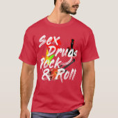 Se drugs Rock and Roll boy T-shirt (Voorkant)