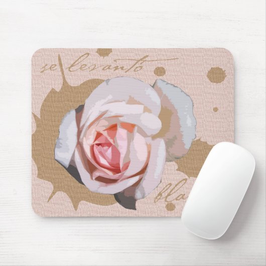 Se Levanto Blanco Mousepad Muismat (Met muis)