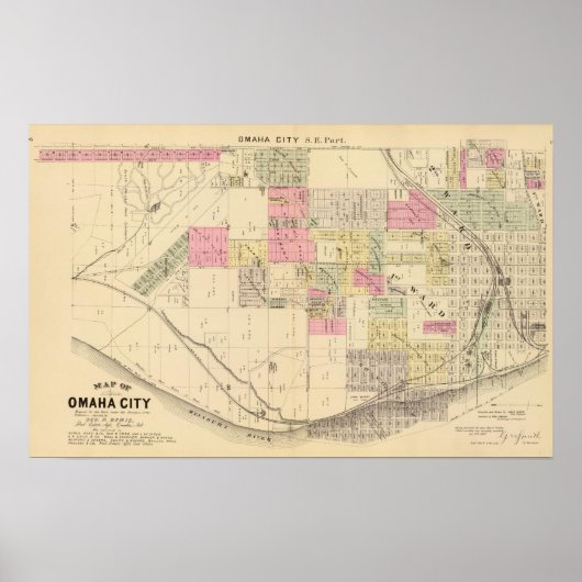 SE Omaha, Nebraska Poster (Voorkant)