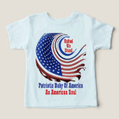SE Patriottische Baby van Amerika Transparant Ontw (Design voorkant)