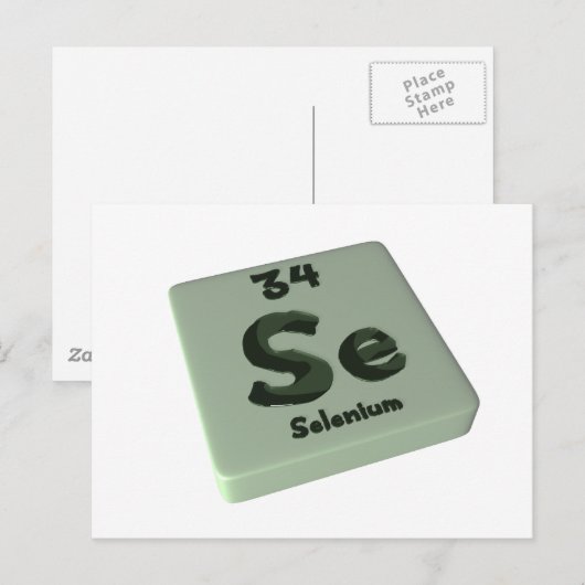 Se Selenium Briefkaart (Voorkant / Achterkant)
