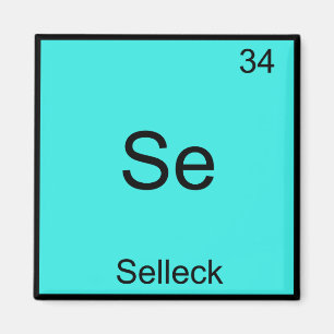 Se - Selleck Chemistry Element Symbol Funny Magnum Magneet