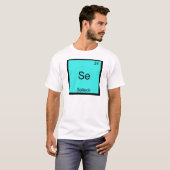 Se - Selleck Chemistry Element Symbol Funny Magnum T-shirt (Voorkant volledig)