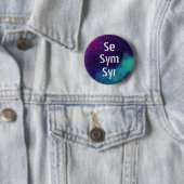 Se/Sym/Syr  Galaxy Pronoun Ronde Button 5,7 Cm (In situ)