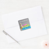 Se tu mejor versión vierkante sticker (Envelop)