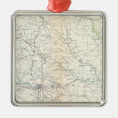 SE Virginia, Ft Monroe Metalen Ornament (Voorkant)