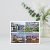 SE Zweden Stockholm - Briefkaart (Staand voorkant)