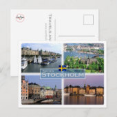 SE Zweden Stockholm - Briefkaart (Voorkant / Achterkant)