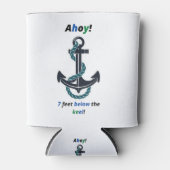 Sea Anchor Ahoy 7 Feet Below The Keel Blikjeskoeler (Voorkant)