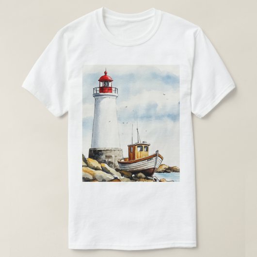 Sea and beach t-shirt (Design voorkant)