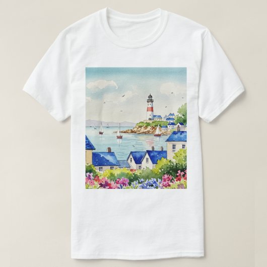 Sea and beach t-shirt (Design voorkant)