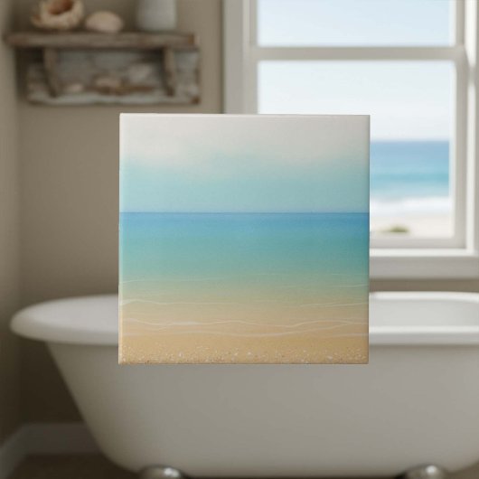 Sea and Sand Gradient Seascape ID1204 Tegeltje