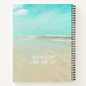Sea and Sand Ocean Scene Notitieboek (Achterkant)
