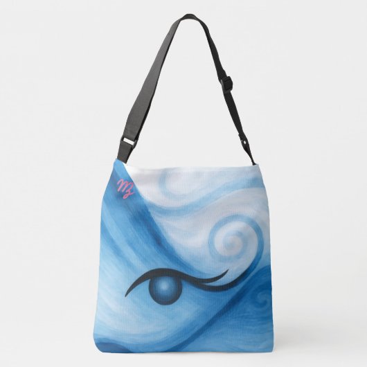Sea and sky  crossbody tas (Achterkant)