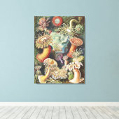 Sea Anemone Scientific Nature Ocean Canvas Afdruk (Insitu (Houten vloer))