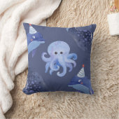 Sea Animal Square  Pillow Kussen (Deken)