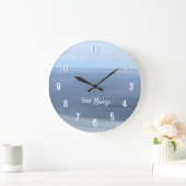 Sea Breeze – Calm Blue Ocean Grote Klok (Huis)