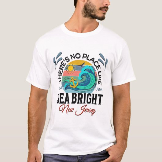Sea Bright, New Jersey T-shirt (Voorkant)
