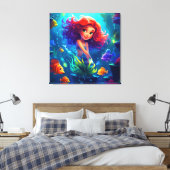 Sea Canvas Afdruk (Insitu (Slaapkamer))